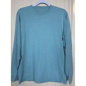 L.L. Bean‎ Men's Carefree Unshrinkable Traditional Fit Long-Sleeve T Shirt Sz S